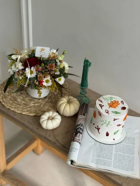 ست ماگ گل و کیک